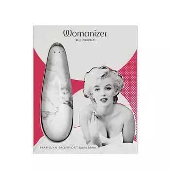WOMANIZER Бесконтактный клиторальный стимулятор Marilyn Monroe White Marble