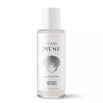 WOODEN SPOON Масло для тела сухое Серебряное сияние Pearl Muse Face & Body Dry Oil Shimmer Silver