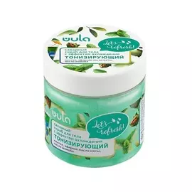 WULA NAILSOUL Cахарный скраб для тела с эффектом охлаждения Тонизирующий