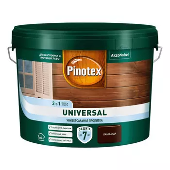 средство деревозащитное PINOTEX Universal 9л палисандр, арт.5620467