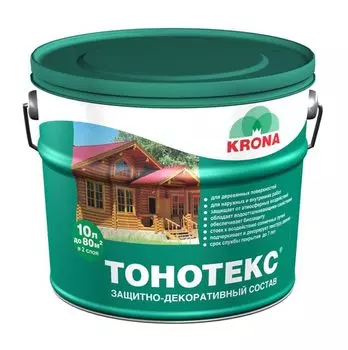 средство деревозащитное ТОНОТЕКС 10л палисандр-шоколад, арт.66334602