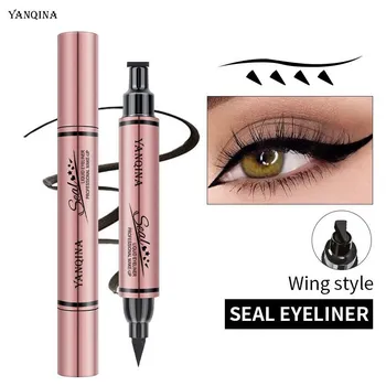 Карандаш для глаз Star Eyeliner Pencil 1 шт. Двусторонняя водостойкая быстросохнущая стойкая жидкая подводка для глаз Макияж Косметика для глаз Инструмент 01#star