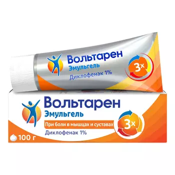 Вольтарен Эмульгель 1% 100 г, 1 шт.