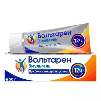 Вольтарен Эмульгель, гель 2% 50 г, 1 шт.