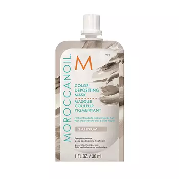 MOROCCANOIL Маска тонирующая для волос, платина / COLOR DEPOSITING MASK PLATINUM 30 мл