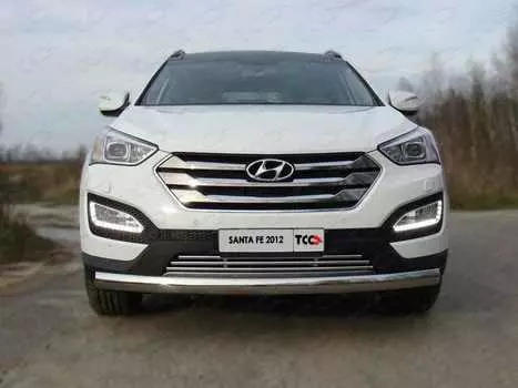 Решетка радиатора TCC HYUNSF12-09 Hyundai Santa Fe 2018