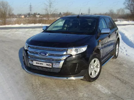 Решетка радиатора верхняя 12 мм Компания ТСС FOREDG14-11 Ford Edge 2014-