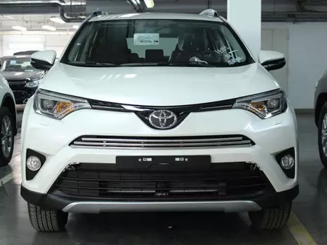 Решетка в бампер d-16 Технотек TRN15_1.2 Toyota RAV4 (4G) CA40 рест. 2015-