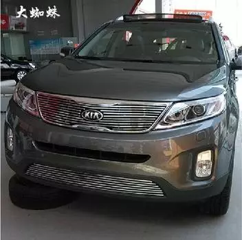 Решётка радиатора (хром) для KIA Sorento (2010 - 2017)