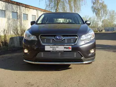 Решётка радиатора нижняя 12 мм Компания ТСС SUBXV12-05 Subaru XV 2012 - 2016