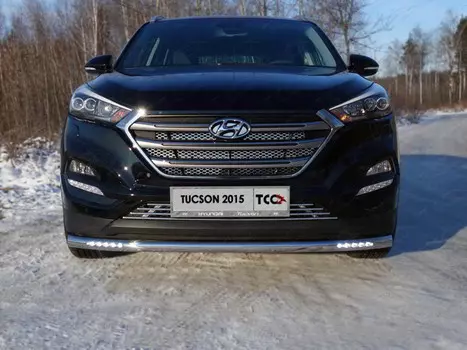Решетка радиатора (диаметр 12 мм) TCC HYUNTUC15-35 для Hyundai Tucson (2015 - по н.в. )