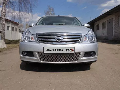 Решетка радиатора (лист) Компания ТСС NISALM15-01 Nissan Almera 2012-