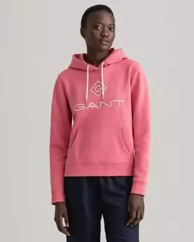 Женское худи Gant, розовое