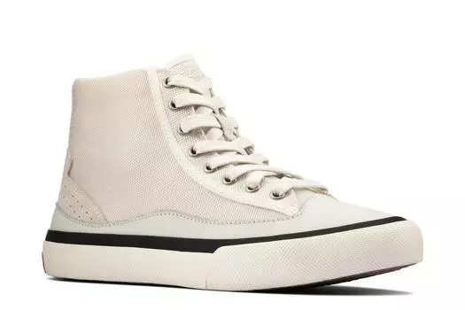 Женские высокие кеды Clarks (Aceley Hi 26158438), белые