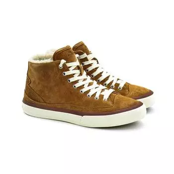 Женские высокие кеды Clarks, коричневые