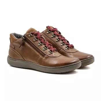 Женские высокие кеды Clarks (Nalle Mid 26161892), коричневые