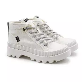 Женские высокие кеды Pepe Jeans London (ASCOT LOGO PLS50447), белые