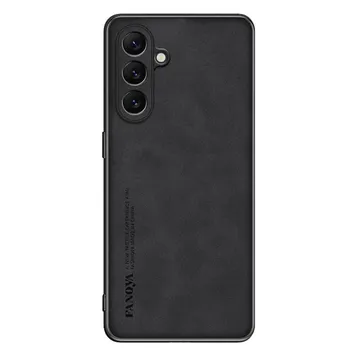 Матовый противоударный жесткий пластиковый чехол из матовой кожи для Samsung Galaxy A55 A35 A25 A15 M15 M54 M14 M55 M15 F15 5G S24FE For Galaxy F15 5G коричневый
