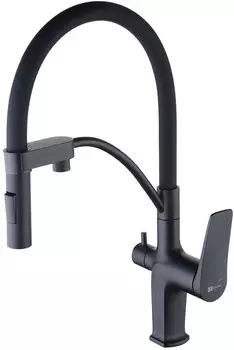 Смеситель для кухни с подключением к фильтру Lemark Bronx LM3761BL