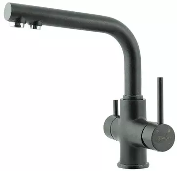Смеситель для кухни с подключением к фильтру Lemark Comfort антрацит LM3061PAN
