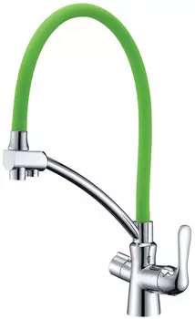Смеситель для кухни с подключением к фильтру Lemark Comfort LM3070C-Green