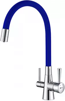 Смеситель для кухни с подключением к фильтру Lemark Comfort LM3075C-Blue