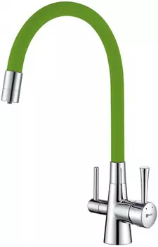 Смеситель для кухни с подключением к фильтру Lemark Comfort LM3075C-Green