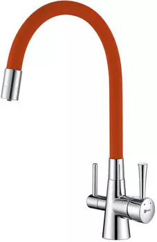 Смеситель для кухни с подключением к фильтру Lemark Comfort LM3075C-Orange