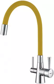 Смеситель для кухни с подключением к фильтру Lemark Comfort LM3075C-Yellow