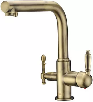 Смеситель для кухни с подключением к фильтру Zorg Sanitary ZR 313 YF-33 BR