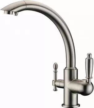 Смеситель для кухни с подключением к фильтру Zorg Sanitary ZR 314 YF-33 SATIN