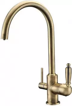 Смеситель для кухни с подключением к фильтру Zorg Sanitary ZR 317 YF-33 BR