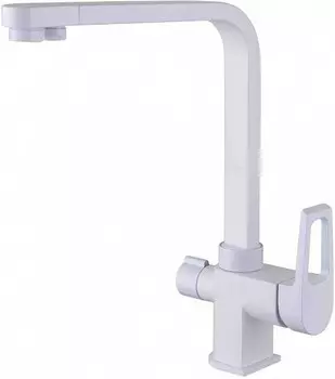 Смеситель для кухни с подключением к фильтру Zorg Sanitary ZR 334 YF-WHITE