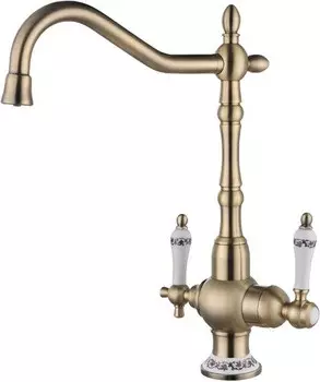 Смеситель для кухни с подключением к фильтру Zorg Sanitary ZR 336 YF-50 BR