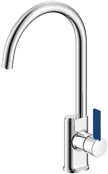 Смеситель для кухни с подключением к фильтру Argo Button 3509L BUTTON blue