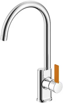 Смеситель для кухни с подключением к фильтру Argo Button 3509L BUTTON orange