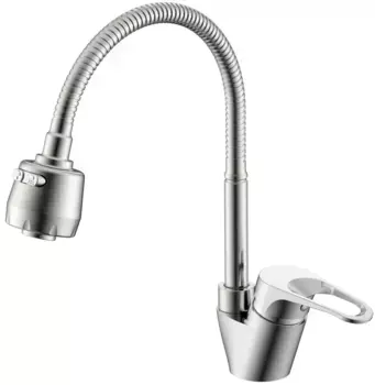 Смеситель для кухни Splenka S202.47.05 с гибким изливом, сатин