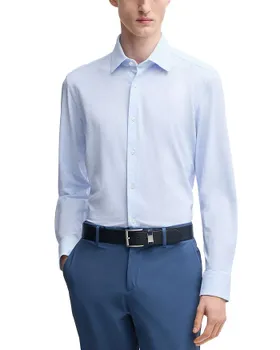 Рубашка Hank Slim Fit BOSS, синий