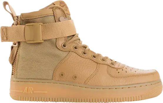Кроссовки Nike Wmns SF Air Force 1 Mid 'Elemental Gold', золотой