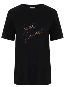 Футболка хлопковая SAINT LAURENT