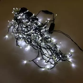 Светодиодная гирлянда Бахрома 5х0.7м 250LED холодный белый без мерцания 05-1939