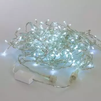 Светодиодная гирлянда Бахрома 5х0.7м 250LED холодный белый без мерцания 05-1961