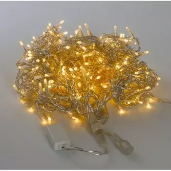 Светодиодная гирлянда Занавес 2х1м 200LED теплый белый с мерцанием 08-1554
