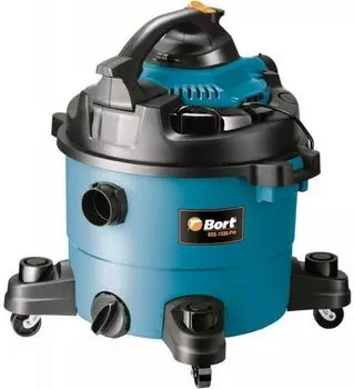 Строительный пылесос Bort BSS-1330-Pro 1300Вт (уборка: сухая/влажная) синий
