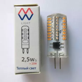 Светодиодная лампа MW-Light Smd LBMW0403 G4 2,5W 2700К