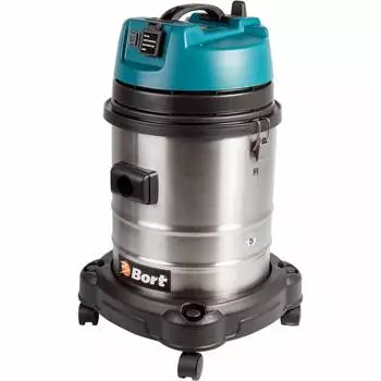 Строительный пылесос Bort BSS-1440-Pro 1400Вт (уборка: сухая/влажная) серый