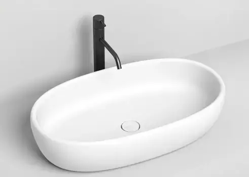 Раковина «Salini» Luce 70/40 110721M искусственный камень белая матовая