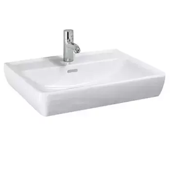 Раковина «Laufen» Pro 60/48 8.1895.2.000.104.1 фарфоровая белая