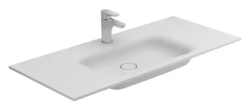 Раковина «Sanitana» Velvet 100/46 S20203411700000 искусственный камень белая