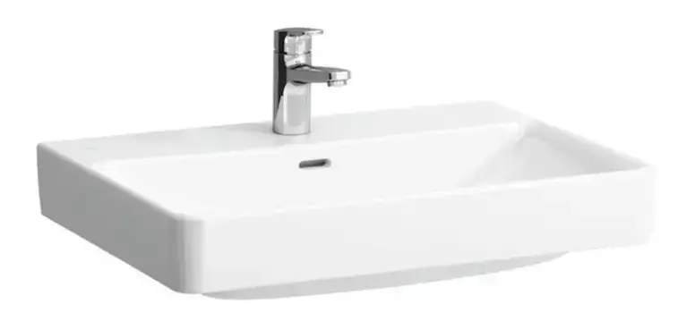 Раковина «Laufen» Pro 65/46 8.1096.4.000.104.1 фарфоровая белая